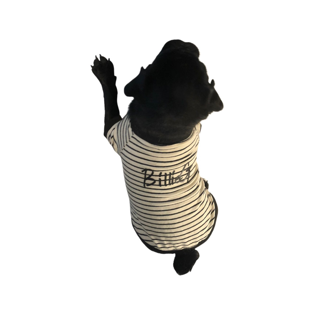 BillieG Striped Tee - Black & White